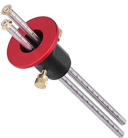 Plyisty Marking Gauge, Wood Scribe Tool, Double-Headed Line Ruler, 200mm