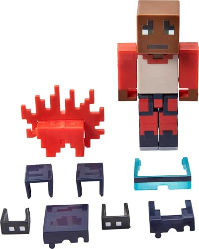 Minecraft Creator Series Handgelenk Spikes Figur Sammlerst ck Bauspielzeug 8,3 cm Actionfigur mit Zubeh r Geschenk f r Alter 6 Jahre & lter