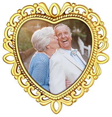 Custom4U Personalisierte Foto Brosche Edelstahl Memorial Broschen & Anstecknadeln für Damen Silber/Gold/Schwarz Anstecknadel Hochzeit Frauen Broschen Clips für Kleidung Modeschmuck Geschenk