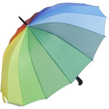 OXOAMP Stockschirme Großer bunter großer Regenschirm, winddicht, verstärktes Vordach for Mädchen, Outdoor-Reisen, klassisch, wasserdicht, langlebig Regenschirm