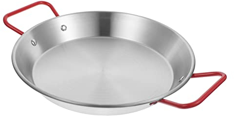 Cabilock Sartén de Acero Inoxidable Asas para Freír Pollo y Espaguetis Utensilio de Cocina Hogar