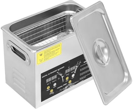 Ultrasonic Cleaner,Ultrasonic Jewellery Cleaner Machine, Stainless Steel 120W Ultrasonic Cleaning Machine,Sonic Cleaner for Jewelry, Eyeglasses, lab Tools, etc.