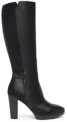 Nero Giardini I308910D Stivali Donna in Pelle - Nero 36 EU