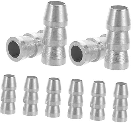 VICASKY 10pezzi Cunei Di Ferro Rotondi Per Manico Kit Di Cunei Per Martello e Di Di Sicurezza Per Manico Rotondo Strumenti Di Montaggio e Riparazione Completi