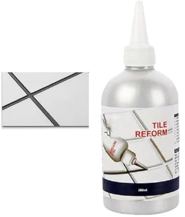 Riempitrice di riparazione impermeabile per piastrelle, kit di riparazione per intonaco bianco impermeabile per piastrelle Reviver Rep Tile Tile Refill Agent, malta