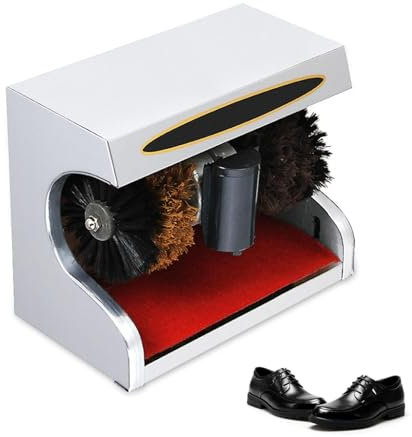 XHSMYXGS Cirage de Chaussures Automatique Commercial, Machine à cirer Les Chaussures électrique Domestique, cireuse de Chaussures à Induction à Faible Bruit pour Banque d'hôtel à la Maison