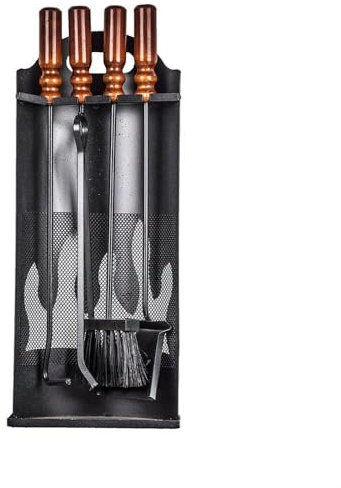 MAURER Set Camino 5 Pezzi - ATTREZZO Kit - Accessori CAMINETTO Design per Pulizia -