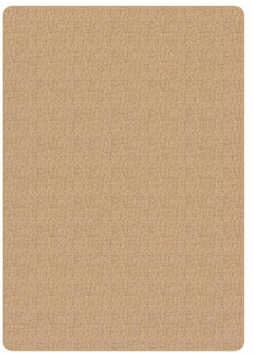 vidaXL Teppich Jute mit Latexrücken 160x230 cm Natur