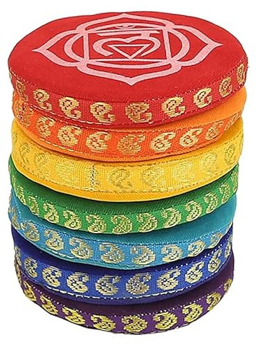 Klangschalenkissen 7 Chakren - 9.5 cm