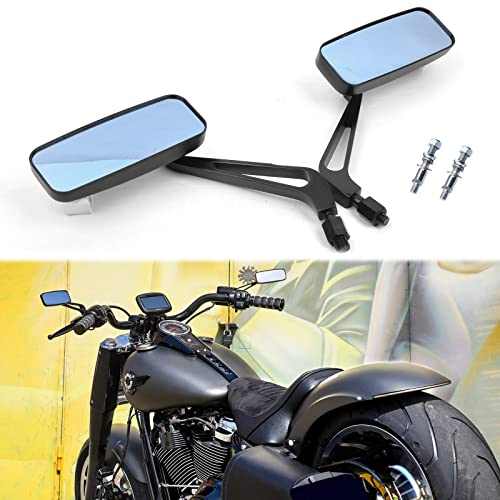 DREAMIZER M8/M10 Rectangle Motorcycle Handlebar Rearview Side Mirror for Road Glide Road King Softail Sportster 883 Street Glide