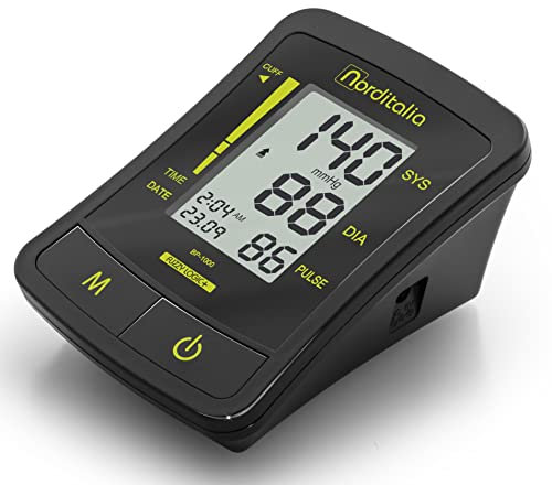 NORDITALIA, BP-1000, Misuratore di Pressione da Braccio Automatico, Sfigmomanometro Digitale,