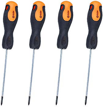 LEDLUX 4 Pezzi Cacciaviti a Croce, Cacciavite Stella, Con Punta Magnetica, Misura PH0 3X100mm