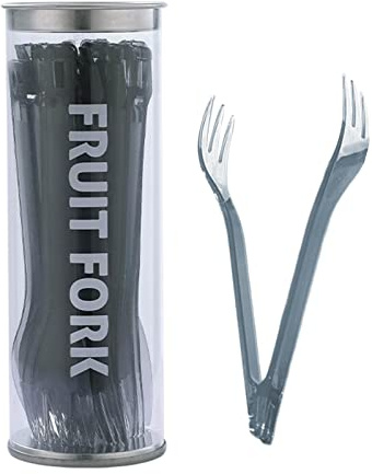 10 forchette da dessert, forchette da frutta in plastica, forchette da dolce, pinze 2 in 1, forchette per feste di compleanno, buffet, picnic, barbecue, matrimoni, campeggio