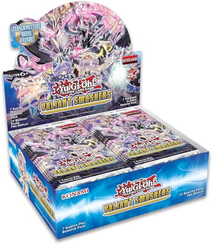 kompatibel für Yu-Gi-Oh! Valiant Smashers Display - Deutsch NEU & OVP - Booster Box inklusive Arkero-G 100 Small Soft Sleeves