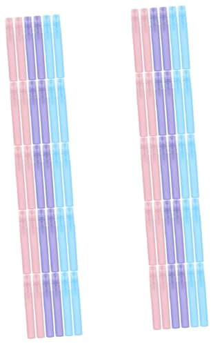 Angoily 60 Stk 10 ml Parfümflasche Flaschen mit ätherischen Ölen Sprühflaschen Wassersprühflasche Sprühflasche leer klein scharfes S Phiole reisen Parfüm Stift Plastik