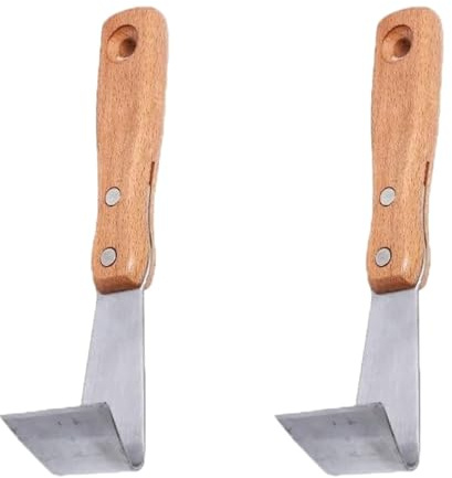 Supertool Baumrindenentfernungswerkzeug, 19 cm, Rindenspuder, mit Holzgriff zum Schälen und Veredeln, 2 Stück