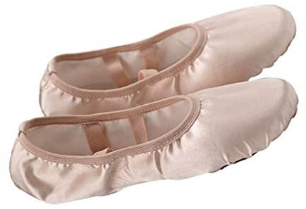TENDYCOCO Satin Ballettschuhe Für Damen Elastische Bequeme Tanzschuhe Mit Optimaler Für Anfänger Und Profis