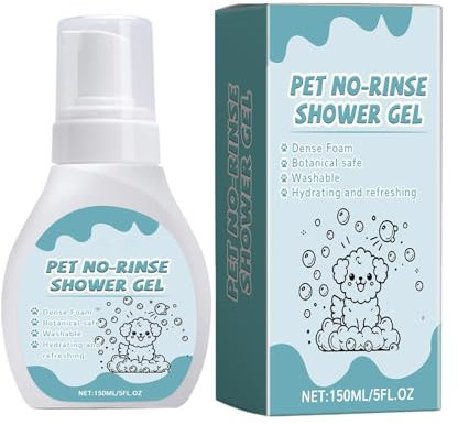 Wasserloses Katzen-Shampoo, kein Ausspülen Katzen-Shampoo, Trockenshampoo für Katzen, Haustierfreundliches Katzen-Shampoo, trockenes schäumendes Badspray für Katzen, wasserloses Hundeshampoo,
