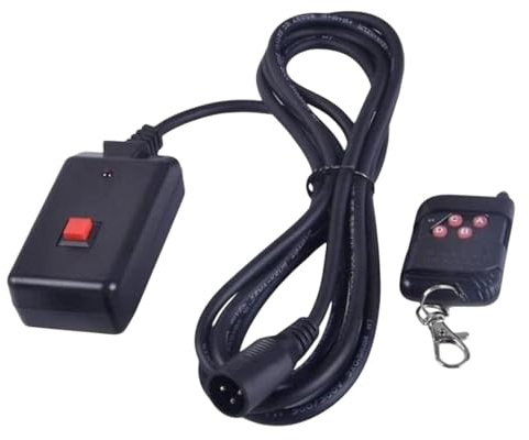 ＡＷＨＡＯ Controller für Nebelmaschinen mit tragbarem Empfänger und 4-Tasten-Fernbedienung für 400 W, 900 W, 1500 W