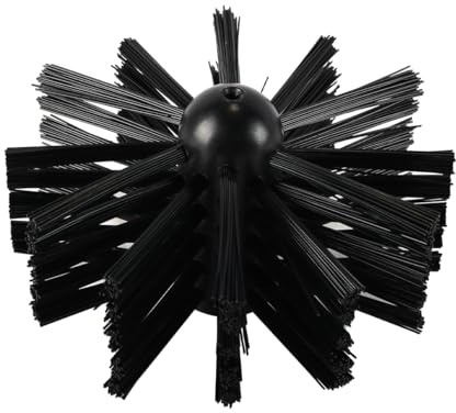 Nicear Chimney Sweep Brush - Nylon Bristle Vent & Cleaning Tool for Fireplace, Dryer Vents, and Lint Removal (Multi-Surface Use)