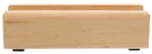 HORIALENCE Support de Miroir Sol en Bois Massif Base Robuste pour Miroir sur Pied Pleine Longueur Antidérapant Design Minimaliste pour Salon Chambre Salle de Bain