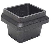 Fonderia Bongiovanni | Braciere in Ghisa | Crogiolo | Bruciatore per Stufa a Pellet | Varie Misure | Senza Bordo | Stufa Pellet (11,3x9,3x8,1 h - MOD.PP SB)