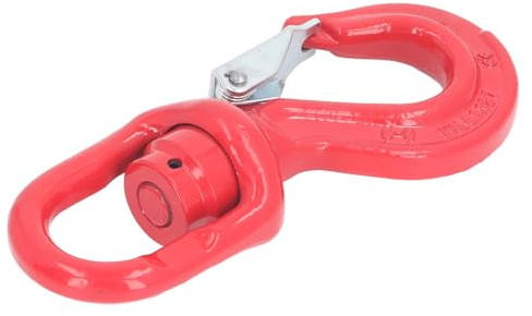 Fafeicy Drehbarer Kranhaken, Hochleistungs-Rigging-Haken aus Legiertem Stahl, 1,12 T Tragfähigkeit Zum Heben und Heben in Häfen und Schiffen