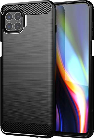 NOKOER Funda para Motorola Moto G 5G Plus, TPU Delgada Disipacion de Calor Telefono Movil Cover, Material Suave Sensación Cómoda Huella Digital Anti Case - Negro