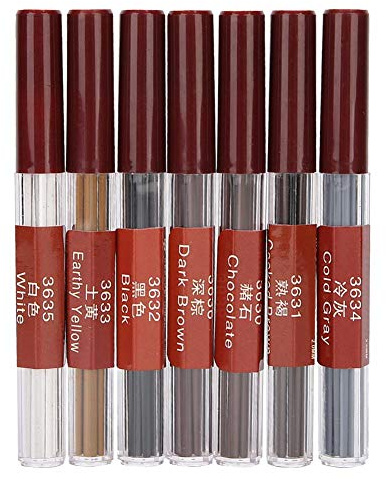 0 mm7 recambios de plomo de color surtidos, plomos de lápiz mecánico graso y 90 mm de alto, 8 piezas para cada color, Mina de lápiz de color de 2 herramientas de pintura