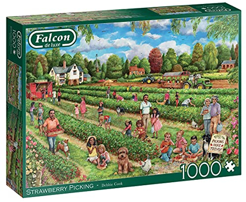 Falcon de Luxe Strawberry Picking - 1000 Teile NEU
