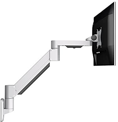 Monitor Desk Mount Single Monitor Stand Desk Mount Wall-mounted Foldable Monitor Stand Arm 22-30 Adjustable Monitor Wall Mount Bracket, Holds Up to 17.6 Lbs Computer Monitor Stand Holder (Color : S