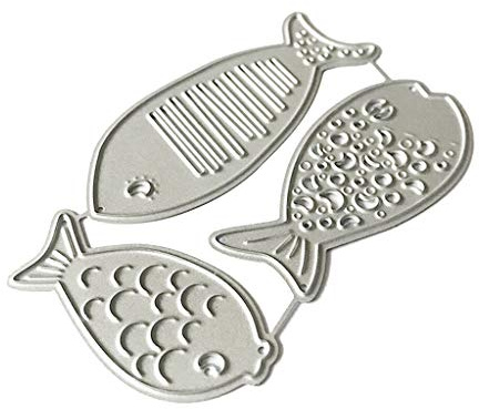 Pjeghbvop Fisch Metall Stanzformen Schablone Scrapbooking Album Stempel Papier Karte Prägung