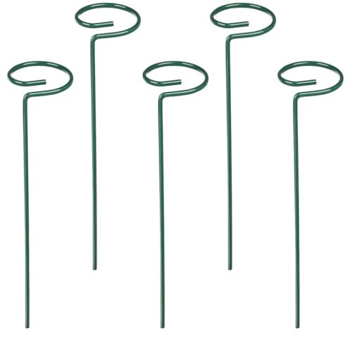 Happyyami 5pièces Support pour Plantes Tuteurs à Tige Unique pour Hortensias Et Fleurs pour Jardiniers Et Plantes Grimpantes Le Vent Pluie