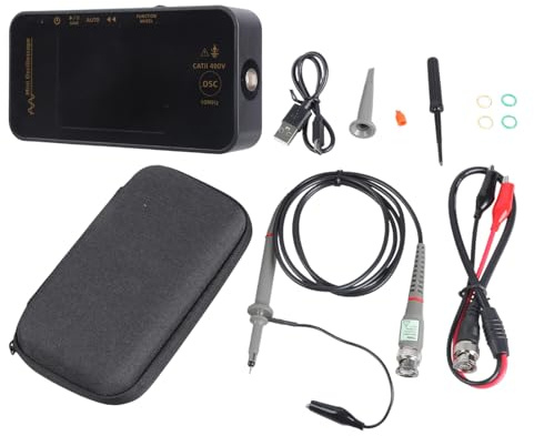 3.2 in LCD Handheld Oscilloscope 10MHz Bandwidth Easy Carry Tester Tool for Automotive & Electronic Projects LCD Display Oscilloscope