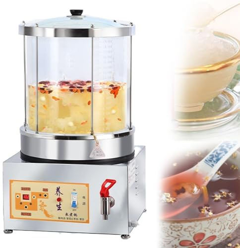 Olla Eléctrica Comercial De 8 Litros Para Preparar Infusiones, Olla Totalmente Automática De Gran Capacidad, Control Preciso De La Temperatura, Protección Contra Quemaduras Por Sequedad, Conversión Au