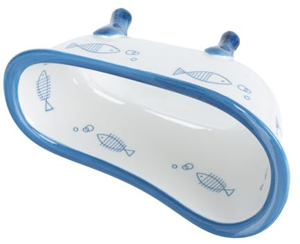 Hohopeti Ciotola Da Dessert in Ceramica a Forma Di Vasca, Fruttiera e Insalatiera Mini Per Gelato, Uso Domestico e Feste, Design Delicato e Sicuro Per Ragazzo Ragazza, Confezione Singola