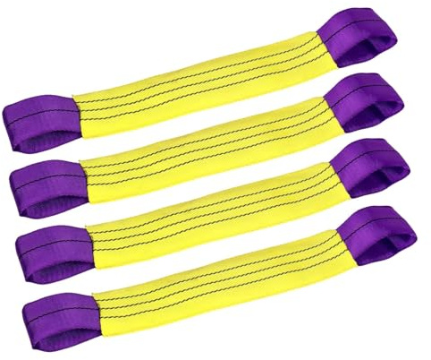 4 Pcs Straps, 51 * 5 CM Tie Down Straps Wheel Tie Down Tension 3t Breaking 5t