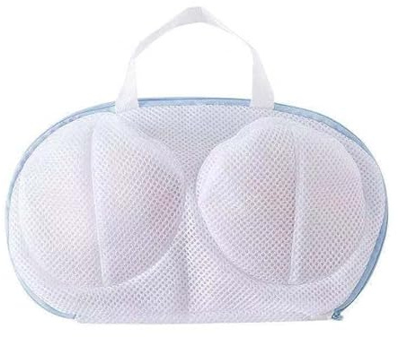 Sacchetto per bucato in rete riutilizzabile, Sacchetto for il bucato in rete for reggiseno for lavatrice multicolore 31x20cm(Blue)