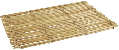 AUBRY GASPARD - Plateau en Osier Clair 60X40X2 cm - Naturel - Idéal pour Servir Collations et Boissons - Design Élégant et Durable - Facile À Nettoyer - Couleur Osier Clair