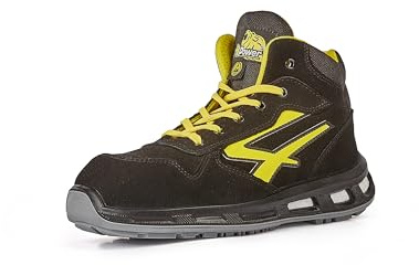 U-Power Red Lion® Shot , Scarpe Antinfortunistiche, Alte, Leggere e Flessibili, Antiperforazione, Antiperforazione, con Suola infinergy, con Puntale in Alluminio (43)