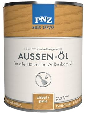 PNZ Außen-Öl | Nachhaltig hergestellt mit regionalen Rohstoffen | Made in Germany | Holzdeck, Holz-Terrasse, Fenster, Türen, Gartenhäuser, Spielgeräte, Gebinde:2.5L, Farbe:blau