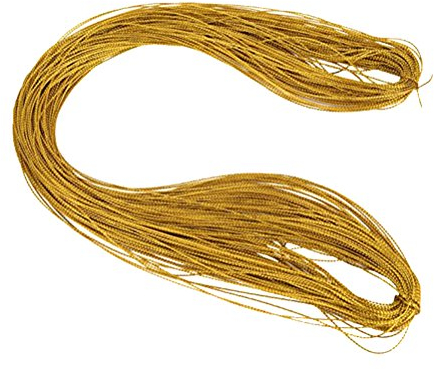 100m Metallische Schmuckkordel Aus Langlebigem Material Glänzende Goldene Schnur Für Bastelarbeiten Und Schmuckherstellung Vielseitig Einsetzbar