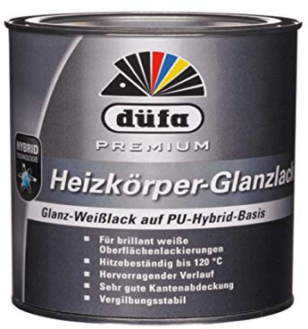 düfa Premium Heizkörper-Glanzlack 2,5 L Glanz-Weißlack