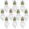 Kleine Wishing Flaschen 10Pcs Glas Fläschchen Glas Medaillon Charms Waterdrop Glas Wishing Flaschen Wünschen Flasche