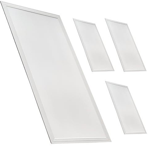 LED ATOMANT Pack 4x Panel LED 60x30cm 36W, Color Blanco Frio (6500K), 4000 Lumenes, Driver incluido
