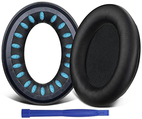 SOULWIT Protein Leather Earpads Cushions Replacement for Bose Triport 1 (TP-1), Triport 1A (TP-1A), Around-Ear 1 (AE1) Headphones, Ear Pads with Noise Isolation Memory Foam, Added Thickness | for Triport (1/1A), Around Ear I