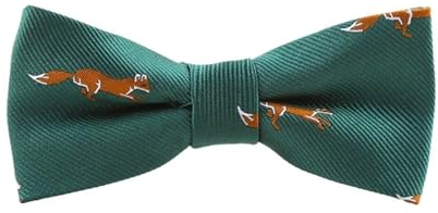 Ayztantine Fliege Herren Kinderfliegen Tiermuster Garn Garn Jacquard Polyester Fliegen Kindertagsgeschenke Leistungszubehör(Color:1)