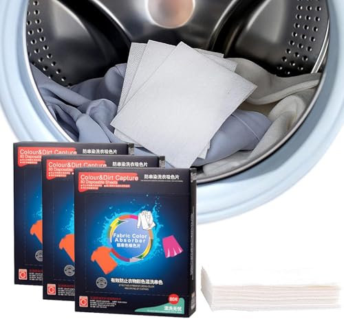 240 Pieces Dyeing Cloths Washing Machine Use Mixed Dye-Proof Colour Absorption Sheet Anti-Dyed Cloth Protect Against Discolouring of Laundry Colour, Wash Grabber Colour Protection for Clothes