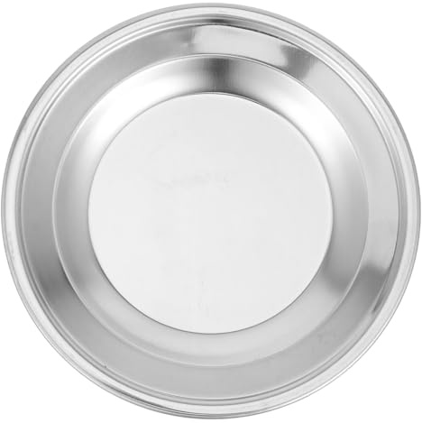 BRIGHTFUFU Stainless Steel Tea Bag Holder Round Saucer Decorative Tea Bag Rest Organizer for Dining and End Tables