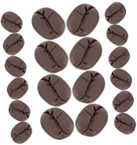 Abaodam Spielzeug-kaffeebohnen – 50-teiliges Realistisches Bohnenmodell Spiellebensmittel-Sets Spielzeug Mini-lebensmittelspielzeug Simulationslebensmittelmodell